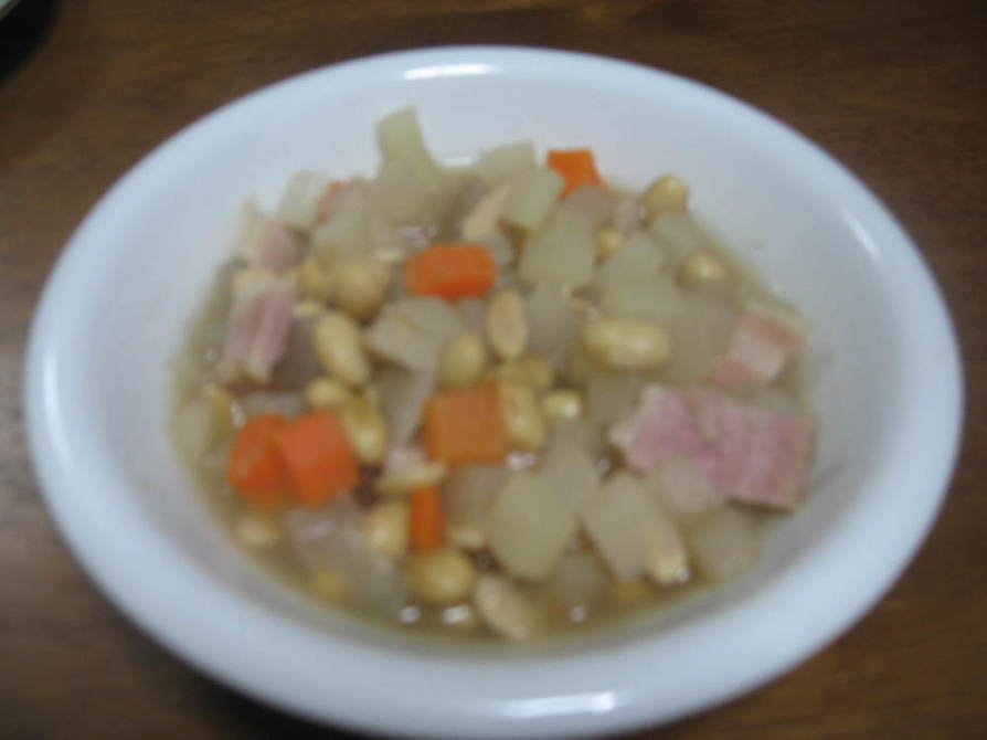 根菜と大豆のあったかスープの画像