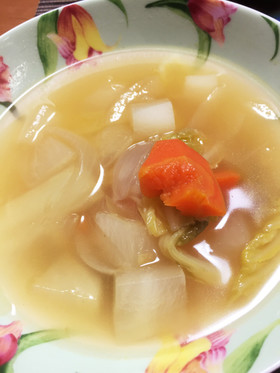 野菜たっぷり ☆生姜☆コンソメスープ