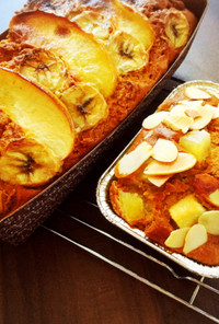 りんごとバナナのパウンドケーキ(覚書)