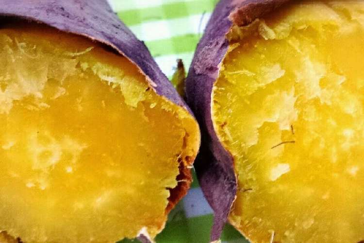 レンジでお店の焼き芋風 美味しい焼き芋 レシピ 作り方 By M エム クックパッド 簡単おいしいみんなのレシピが350万品