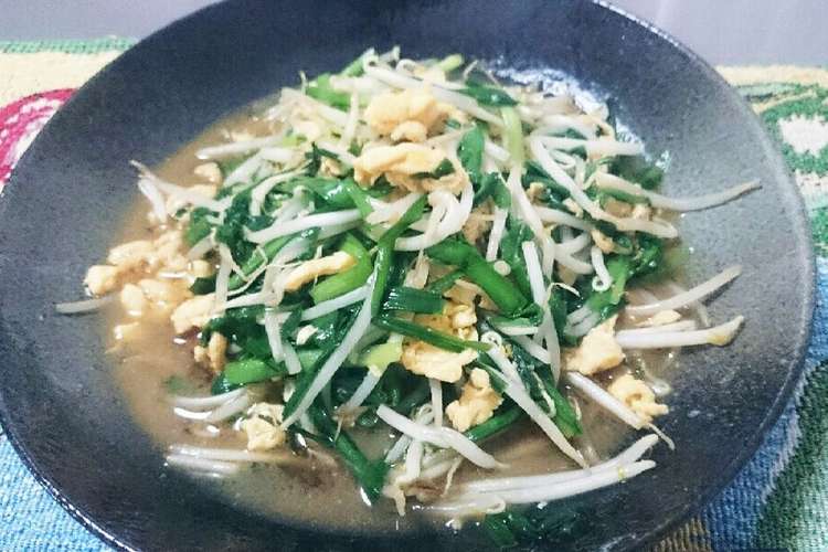 簡単時短 本格中華のニラ卵もやし炒め レシピ 作り方 By 大 Papa クックパッド 簡単おいしいみんなのレシピが354万品