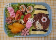 キャラ弁。鬼太郎with父さんの写真