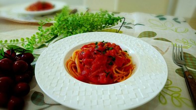 本格イタリアン　スパゲティアラビアータの写真