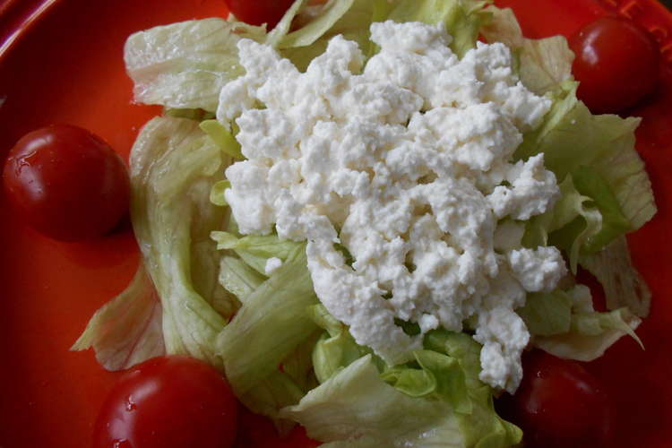 手作りカッテージチーズのサラダ レシピ 作り方 By あらた クックパッド 簡単おいしいみんなのレシピが349万品