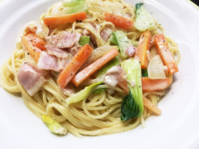 簡単!和風クリームソースパスタ