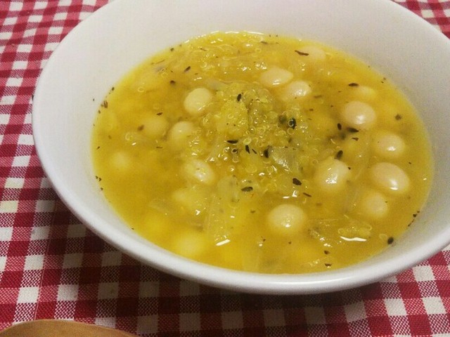 ほっこり いんげん豆とキヌアのスープ レシピ 作り方 By Siestaa クックパッド 簡単おいしいみんなのレシピが352万品