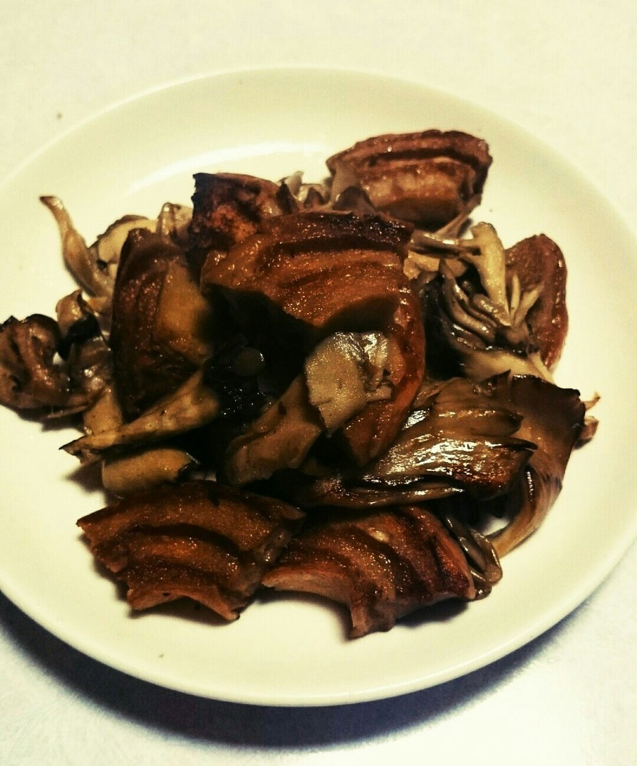 簡単旨味タップリクルマ麩と舞茸の炒め煮の画像