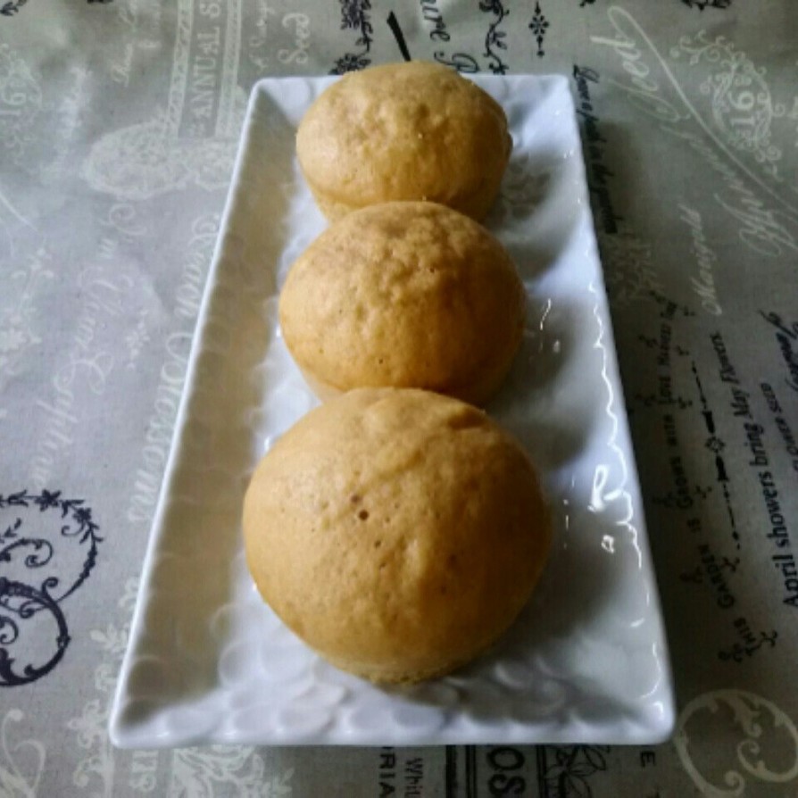 優しい甘さのマーラーカオ☆中華風蒸しパンの画像