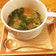 セロリの葉と茎で野菜スープ