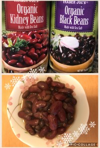 Kidney beans缶詰で簡単煮豆