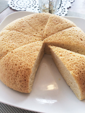低糖質♡炊飯器でおからパンケーキ