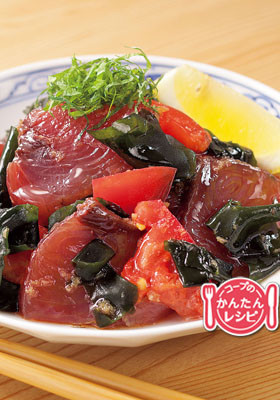 かつおとわかめの中華サラダ