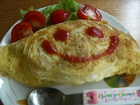 カレーリサイクル☆オムライス♪
