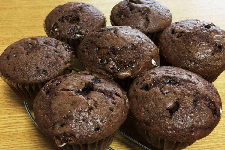 簡単おいしい チョコココアマフィン レシピ 作り方 By ペリカンナ クックパッド 簡単おいしいみんなのレシピが352万品