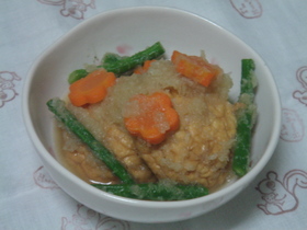 魚河岸揚げのみぞれ煮~っ♪