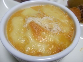 豆腐のグラタン みそコーン仕立て