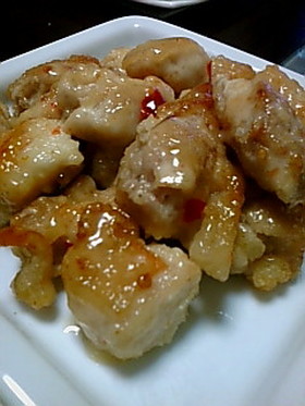 簡単☆チキンのマヨチリ和え