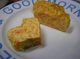 お弁当に!にんじんしりしり~風厚焼き卵☆