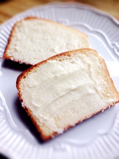 パンに☆塗るチーズケーキ☆の写真