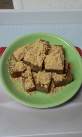 ☆ダイエット甘味☆蒟蒻のわらびもち風
