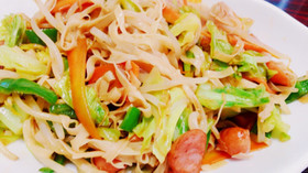 ダイエット中に*ガッツリ焼きうどん