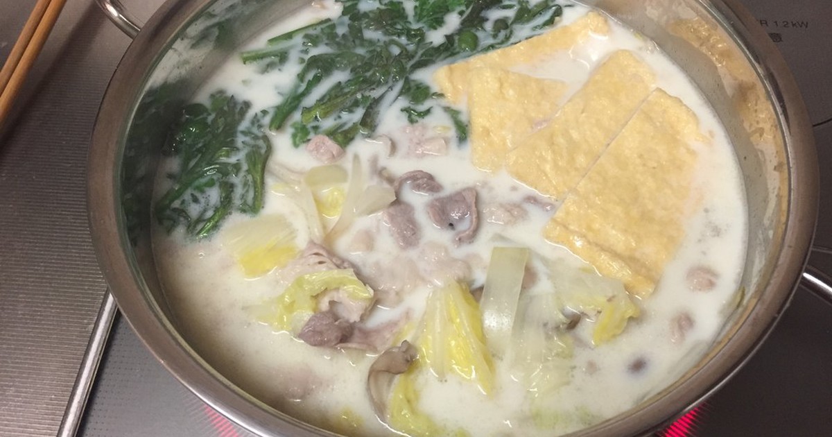 もろもろ ができにくい 豆乳鍋 レシピ 作り方 By ガーコたん クックパッド 簡単おいしいみんなのレシピが352万品