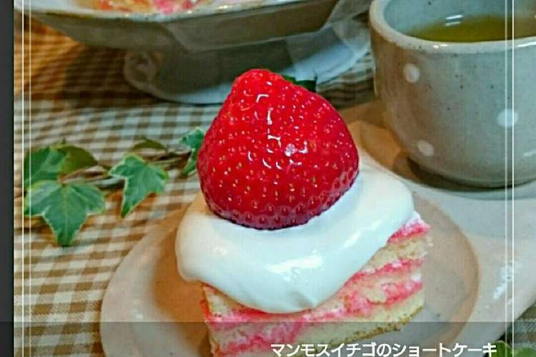 アラレちゃんマンモスイチゴショートケーキ レシピ 作り方 By 幸せまちこ クックパッド 簡単おいしいみんなのレシピが360万品