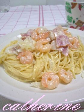 チーズのクリームパスタ