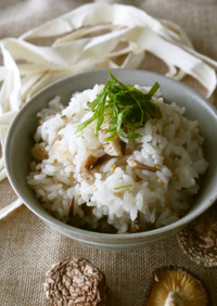 干ぴょうと椎茸の混ぜご飯（精進料理）