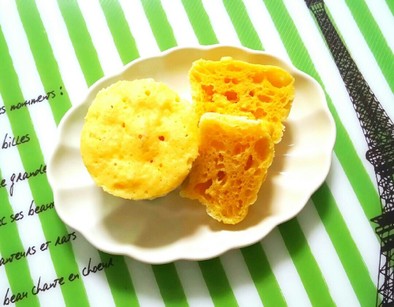 低糖質レシピ☆チーズ蒸しパンの写真
