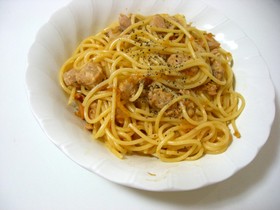 ツナチーズ簡単パスタ