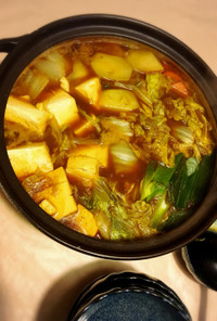 簡単★絶品ゴクゴク呑めるスープのカレー鍋