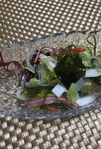 ☆白菜と海藻のお酢サラダ☆