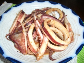 いかの簡単しょうが焼き