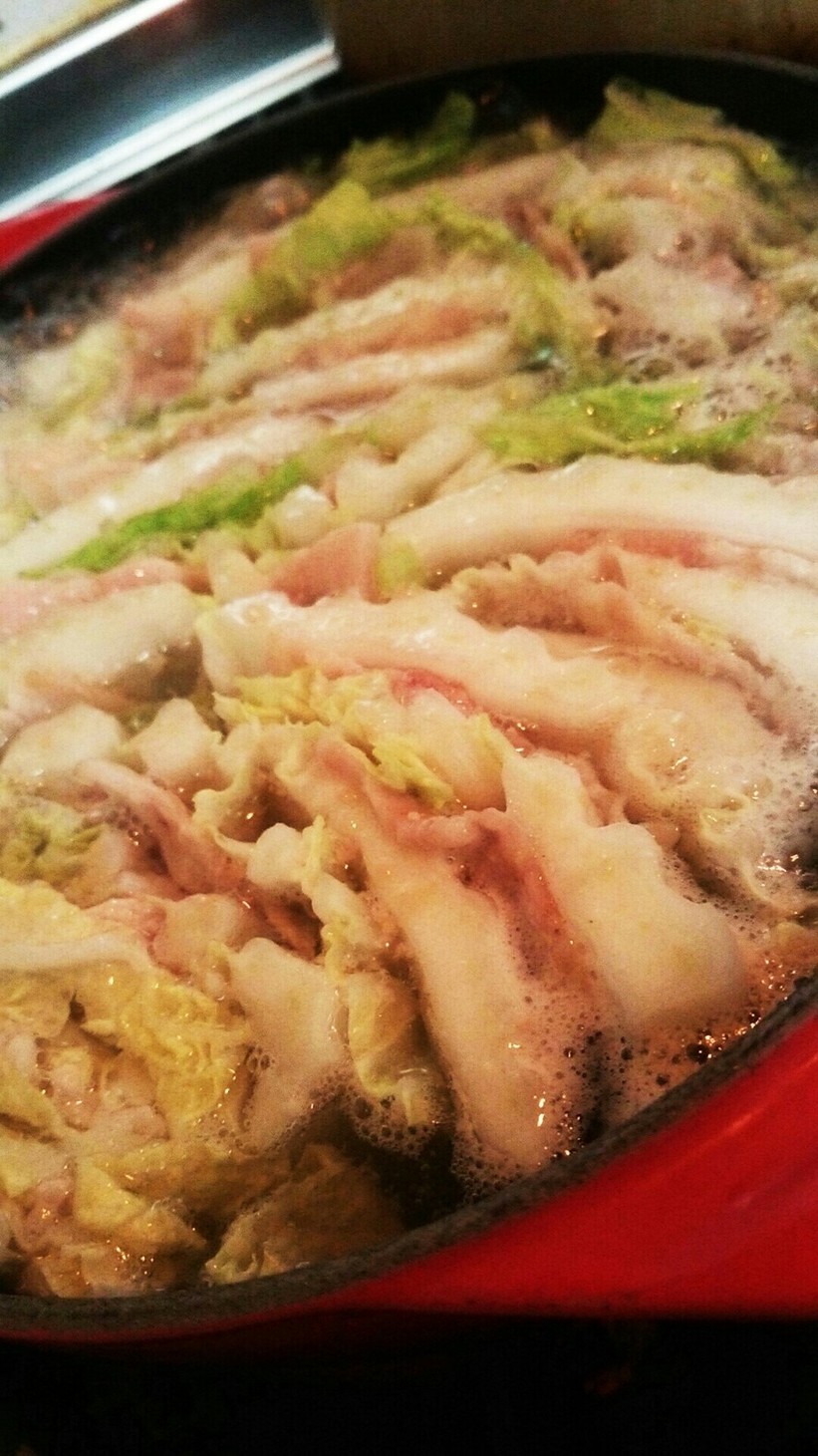 ✿豚バラと白菜のミルフィーユ鍋✿の画像