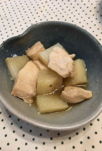 鶏胸肉と長芋のポン酢かけ