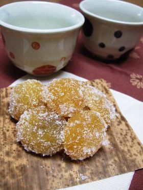 ひとくちサイズの秋の味覚☆甘栗納豆