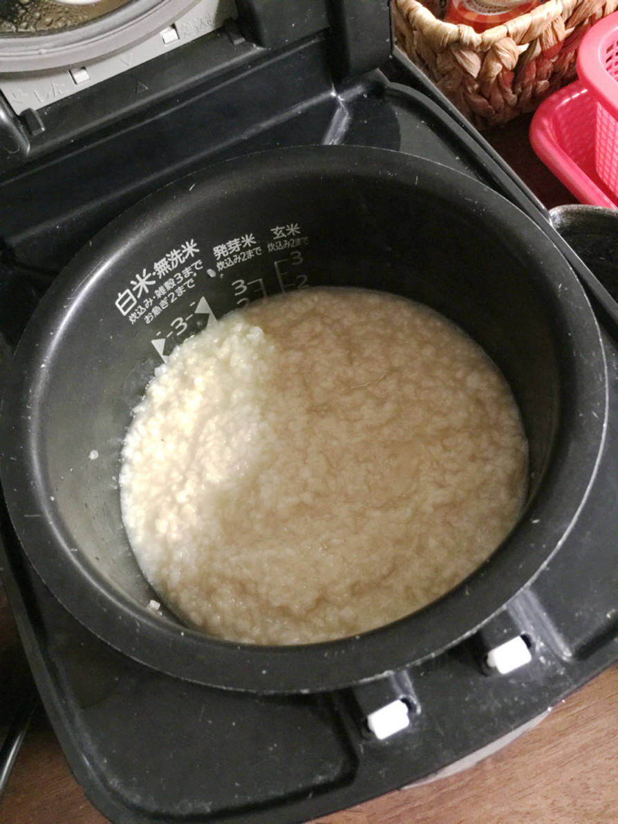 温度計なし！炊飯器のみ！米麹の甘酒の画像