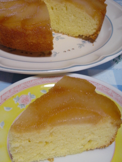 早い・簡単・美味しい☆梨のケーキ☆の写真