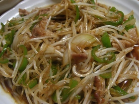 もやしのご飯に合うオイスターソース炒め