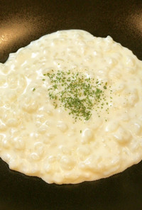 クリームリゾット（生米）少量+スープ