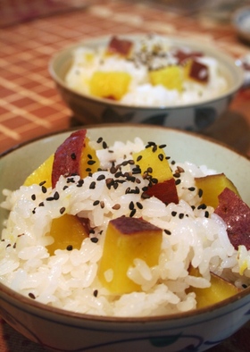 秋だね♪なつかしのさつまいもご飯