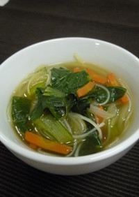 小松菜のスープ