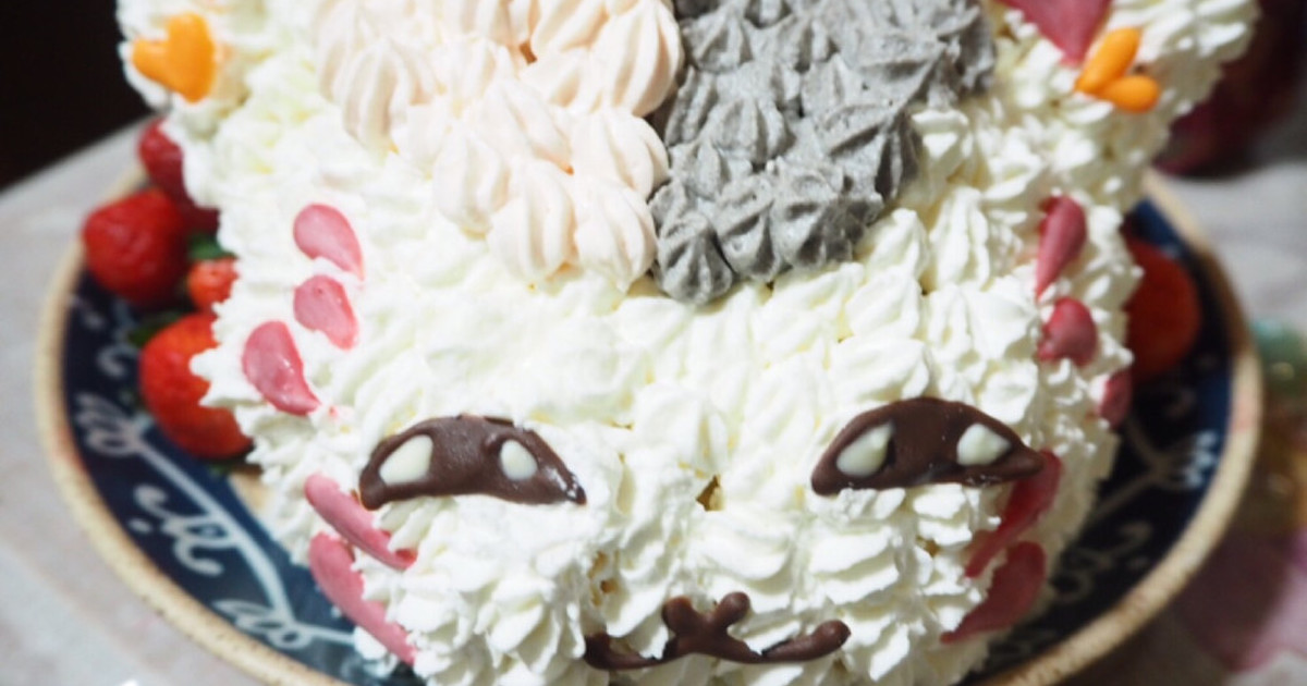 ニャンコ先生ケーキ レシピ 作り方 By あやさん K クックパッド