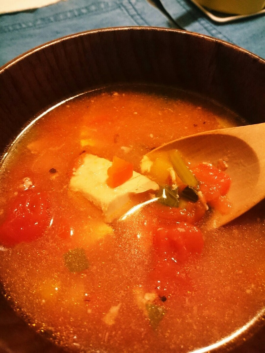 具沢山 メカジキのトマトスープの画像