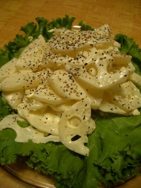 シンプルれんこんサラダ