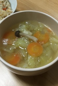 【離乳食中期取分け】洋風野菜スープ♪