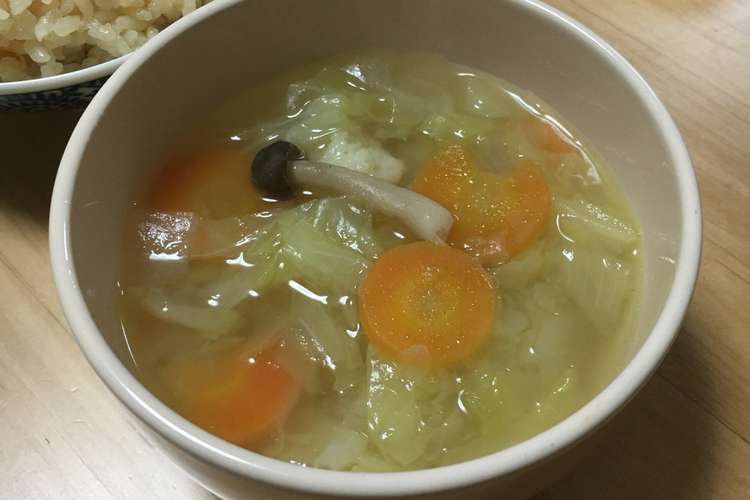 離乳食中期取分け 洋風野菜スープ レシピ 作り方 By オニーチャン クックパッド 簡単おいしいみんなのレシピが360万品