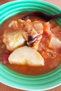野菜のごった煮スープ