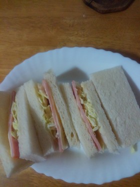 簡単!サンドイッチ。